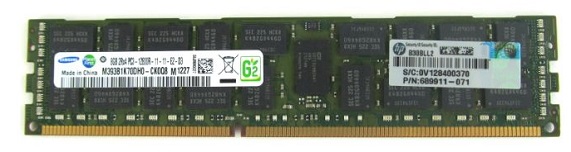 689911-071 HP 8GB RDIMM 1600 MHz PC3-12800 DDR3 SDRAM